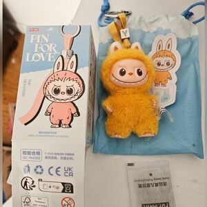 Pin For Love Labubu Keychain By Pop Mart - Letter Y